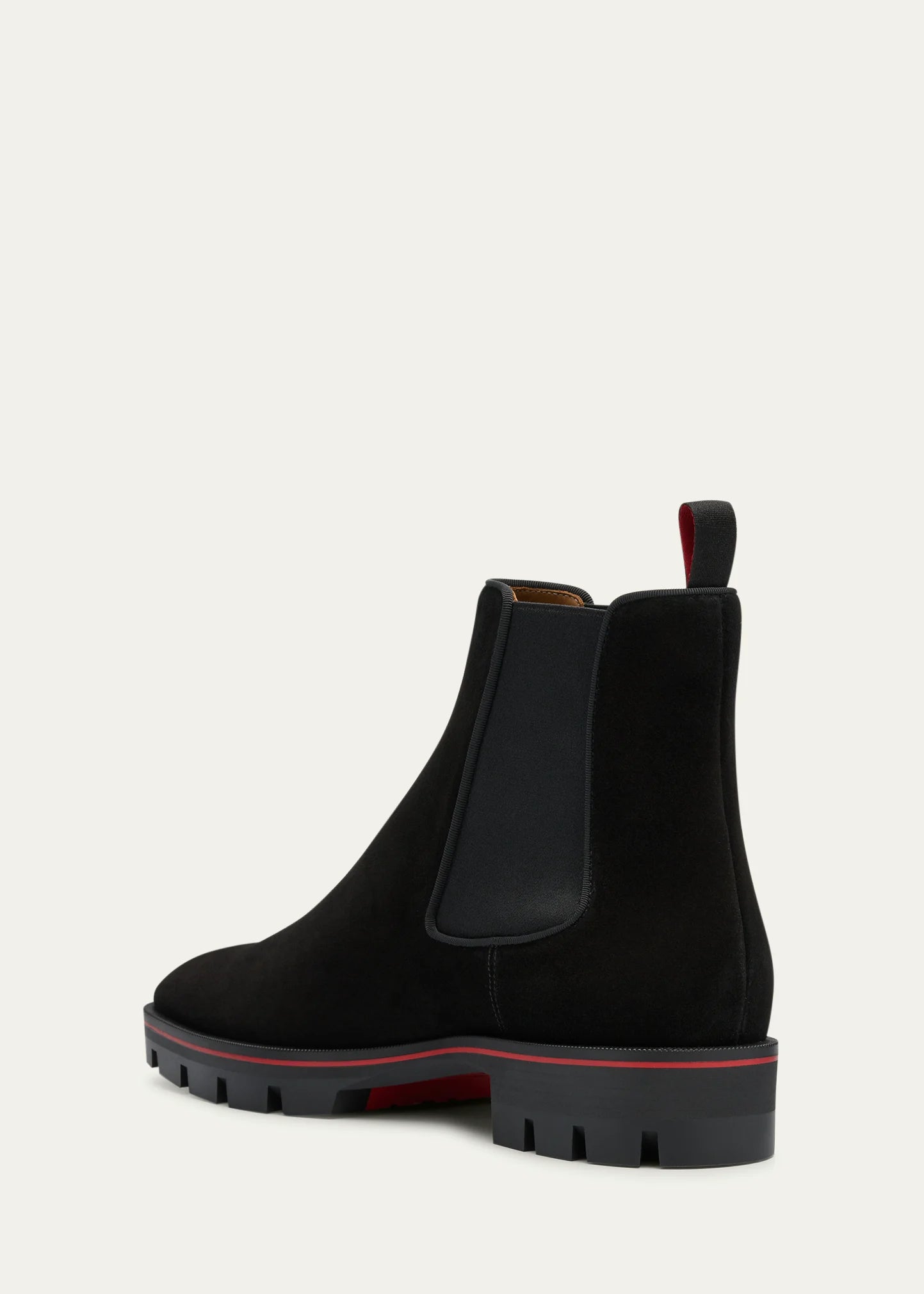 $1,300 CHRISTIAN LOUBOUTIN - *ALPINOSOL* Suede Lug Sole Boots - 8 US (41 EU)