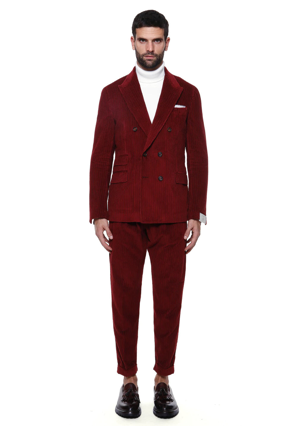 ELEVENTY - By ERMENEGILDO ZEGNA "CASHMERE CORDUROY" Jogger Suit - 38 US