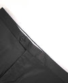 SAKS FIFTH AVE - Black Wool MADE IN ITALY Flat Front Dress Tux Pants- 34W