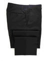 $525 CANALI - *CLOSET STAPLE* Black Flat Front Wool Dress Pants - 32W (48EU)