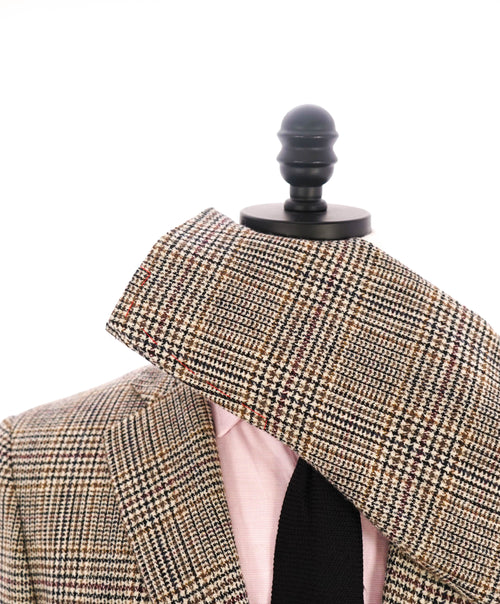 $2,995 ISAIA - Base "GALLES" 140's Prince of Wales Check Blazer - 38R