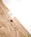 $745 ELEVENTY - Cotton/Elastane Beige Patch Pocket Cargo Chino Pants - 33W