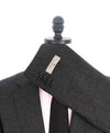 $2,000 CANALI - Charcoal Prince of Wales Check Notch Lapel Suit - 46R