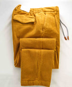 $595 ELEVENTY - JOGGER *COTTON CORDUROY* Yellow Cotton Pants- 32W