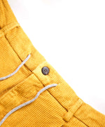 $595 ELEVENTY - JOGGER *COTTON CORDUROY* Yellow Cotton Pants- 32W