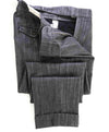 $695 ELEVENTY - DENIM Cotton Elastane Belted Neapolitan Dress Pants- 33W