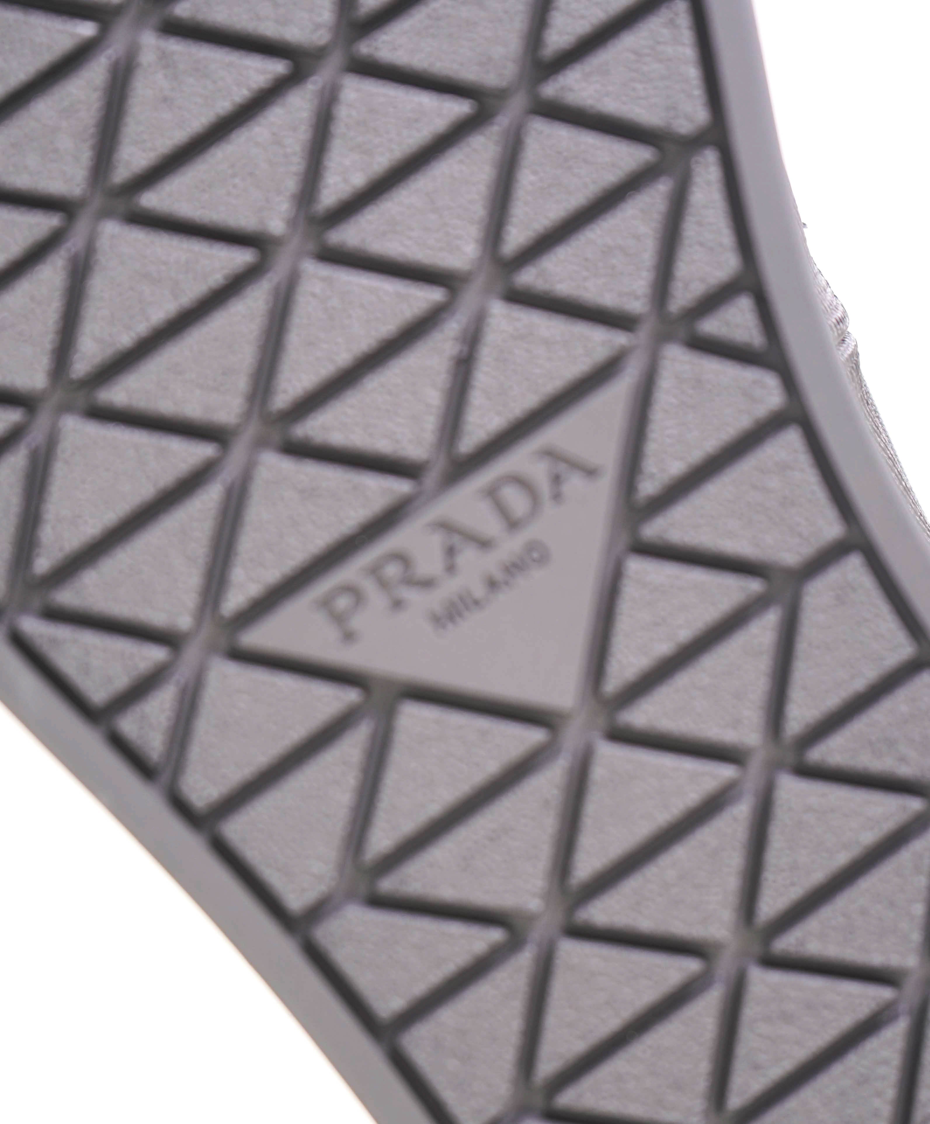 $875 PRADA - "CANNES" Re-nylon Triangle Logo Nylon Slip-On Loafers Sneaker - 9 US (8 IT)
