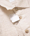 $595 ELEVENTY PLATINUM - Cotton/Linen Seersucker Shirt Jacket Coat - M