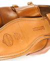 $795 CHURCH'S - Brown / Cognac Double Monk Premium Grade Loafers - 8 ( 7 )