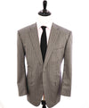 $2,995 ISAIA - Pure Wool *SCIAMMERIA 170'S* Gray Chalk Stripe MOP Blazer - 46R
