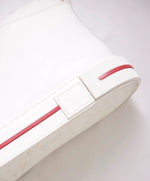 $695 ELEVENTY - Hight Top White Chunky Leather Sneaker - 11 US (44EU)