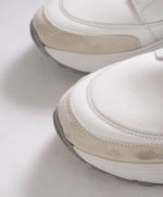 $695 ELEVENTY - White Chunky Leather Lace-Up Sneaker - 11 US (44EU)