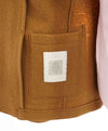 $1,045 ELEVENTY - CAMEL Unlined Notch Lapel / Mandarin Jacket Blazer - 44 (54EU)