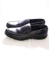 $795 PRADA - *LINEA ROSSA* Black Slip On Logo Vamp Loafer - 10.5 US (9.5 Prada)