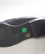 $950 PRADA - Prada Brushed Black Leather Penny Loafers - 9 US (8 Prada)