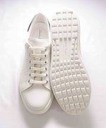 $695 SALVATORE FERRAGAMO - *PIERRE* White/Black Gancini Sneaker - 9.5 US