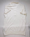 $495 ELEVENTY - Linen/Cotton White Sweater Polo Short Sleeve T - M
