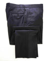 $398 SAKS FIFTH AVE - Black Wool MADE IN ITALY Flat Front Dress Tux Pants- 38W