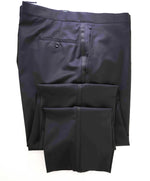 $398 SAKS FIFTH AVE - Black Wool MADE IN ITALY Flat Front Dress Tux Pants- 44W