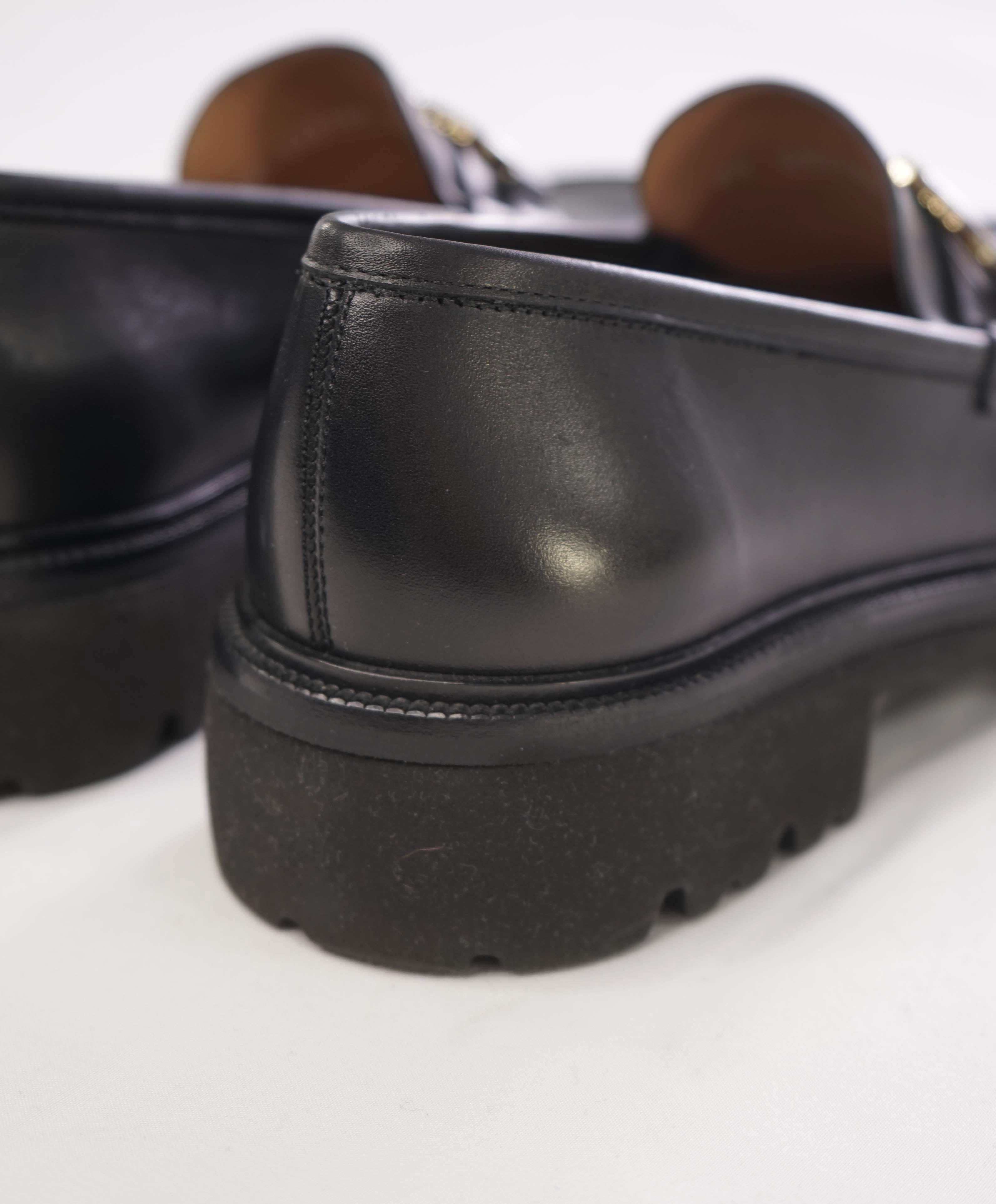 Salvatore Ferragamo ドレスシューズ 7.5 (US) SALVATORE FERRAGAMO Black Patent Leather Tuxedo Shoes 7.5 US