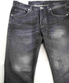 $795 ELEVENTY - Black Cotton Washed Denim Casual Pants LOGO Jeans - 33W