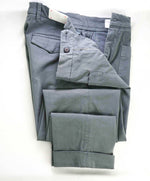 $695 ELEVENTY - Cotton PERFORMANCE Cuffed Gray Patch Pocket Pants- 33W