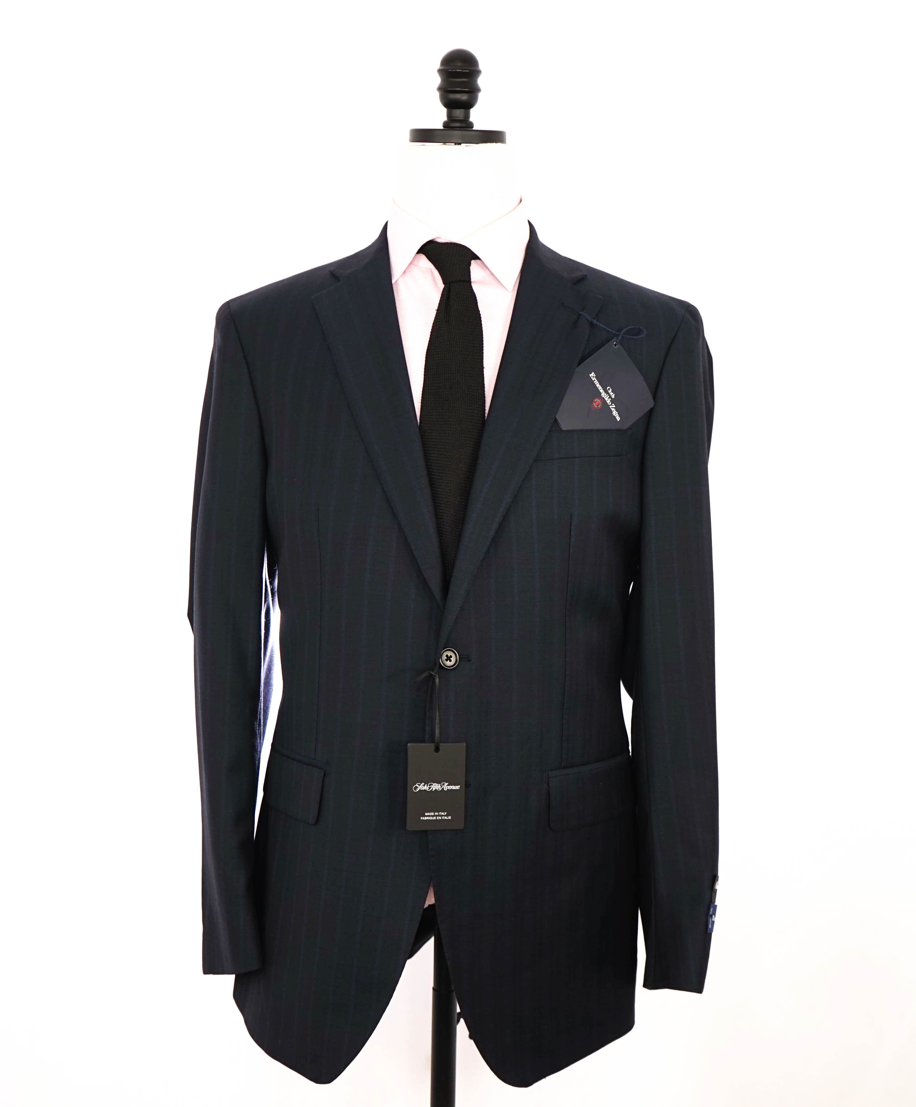 ERMENEGILDO ZEGNA - By SAKS FIFTH AVENUE *Modern* "Traveller" Suit - 42L 34W