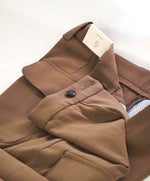 $695 ELEVENTY - Cotton PERFORMANCE Cuffed Brown Patch Pocket Pants- 33W