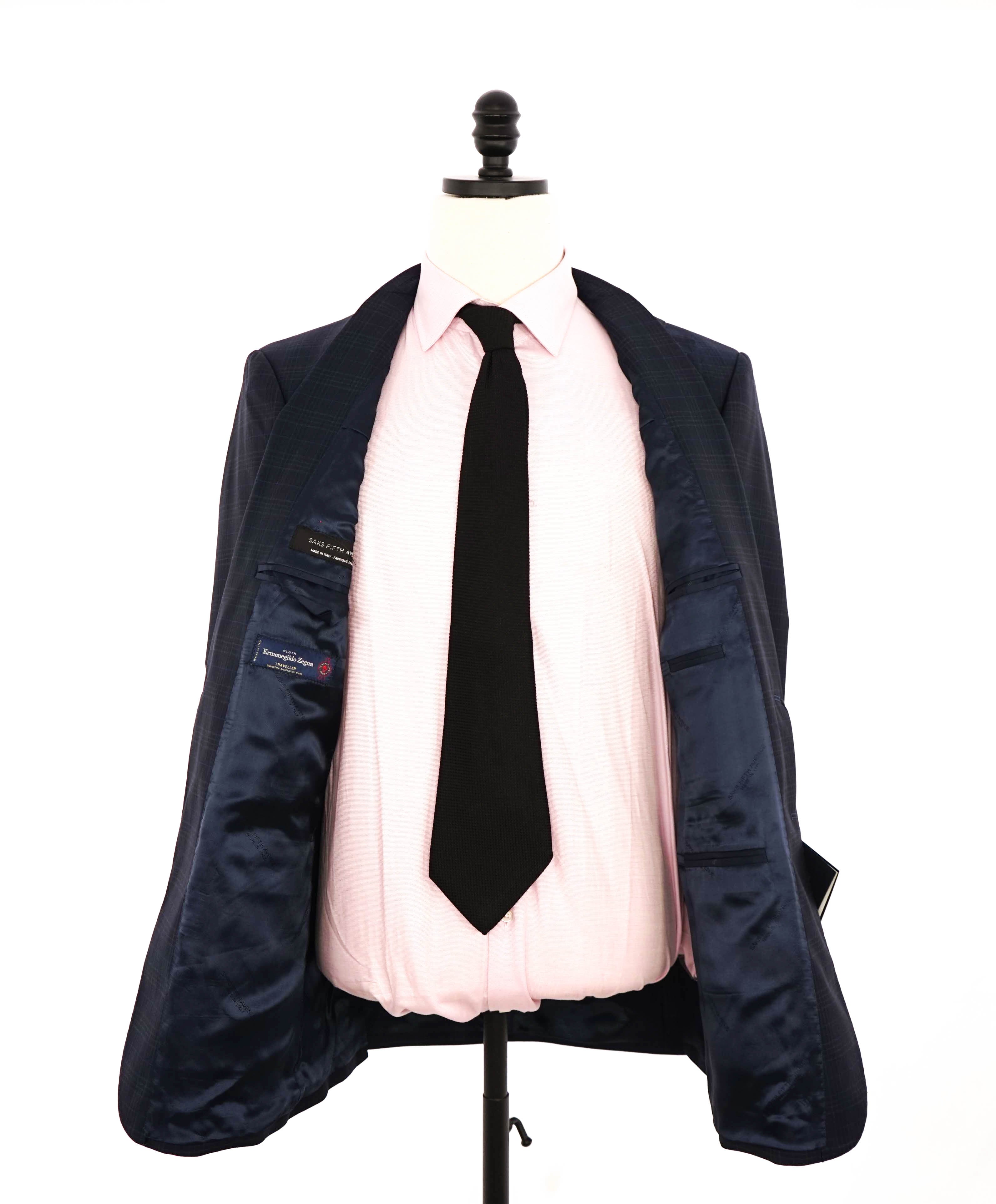 ERMENEGILDO ZEGNA - By SAKS FIFTH AVENUE *Tailored* "Traveller" Suit - 40R 36W