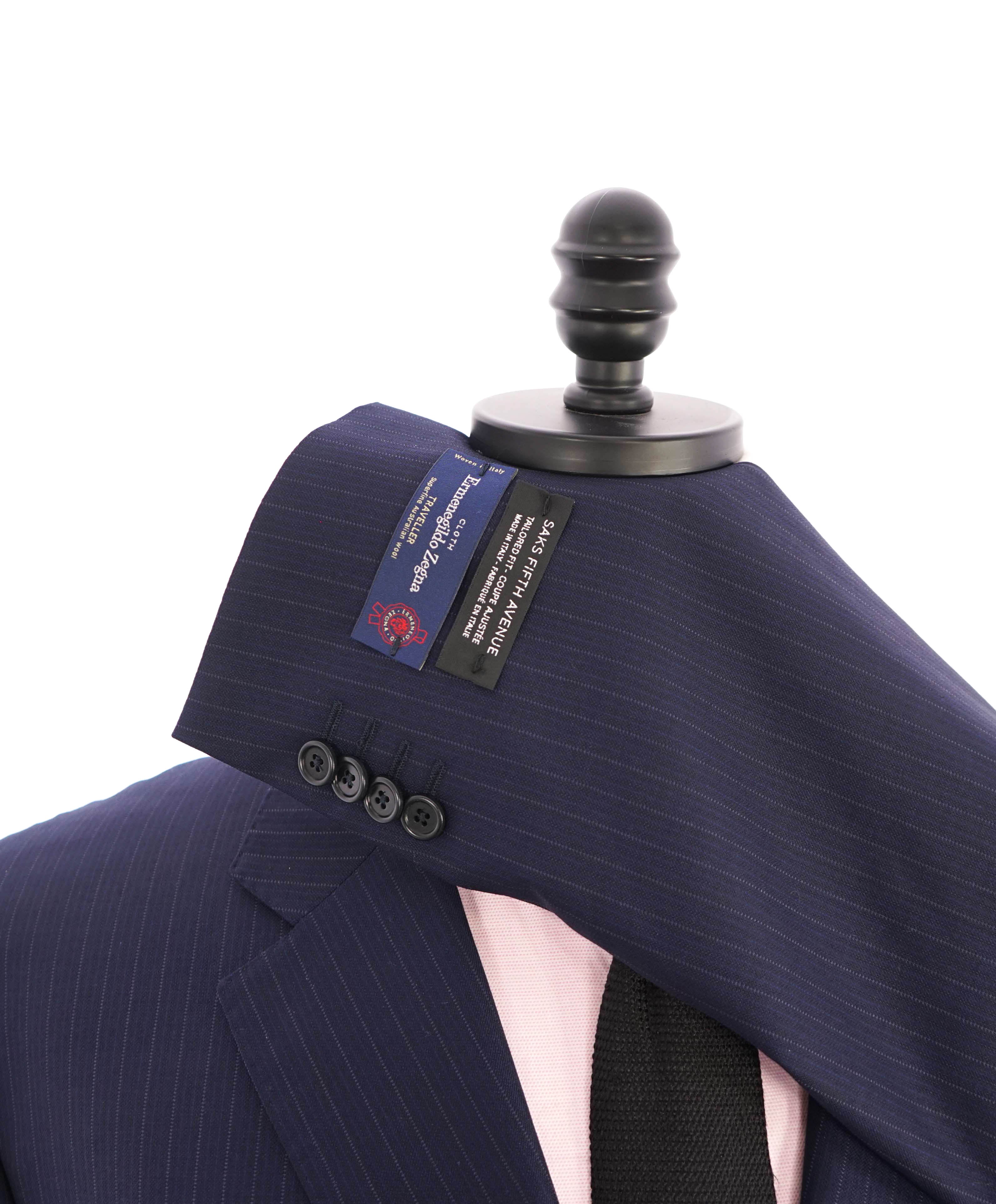 ERMENEGILDO ZEGNA - By SAKS FIFTH AVENUE *Tailored* "Traveller" Suit - 48R