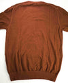 $645 ELEVENTY - *COTTON* Rust Pique Short Sleeve Crewneck Sweater - XL