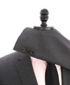 HUGO BOSS - "SLIM" Notch Lapel Charcoal Gray Suit - 40R