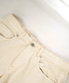ELEVENTY - 5-Pocket Neutral Beige/Ivory Chino Twill/Cord Cotton Pants - 33W
