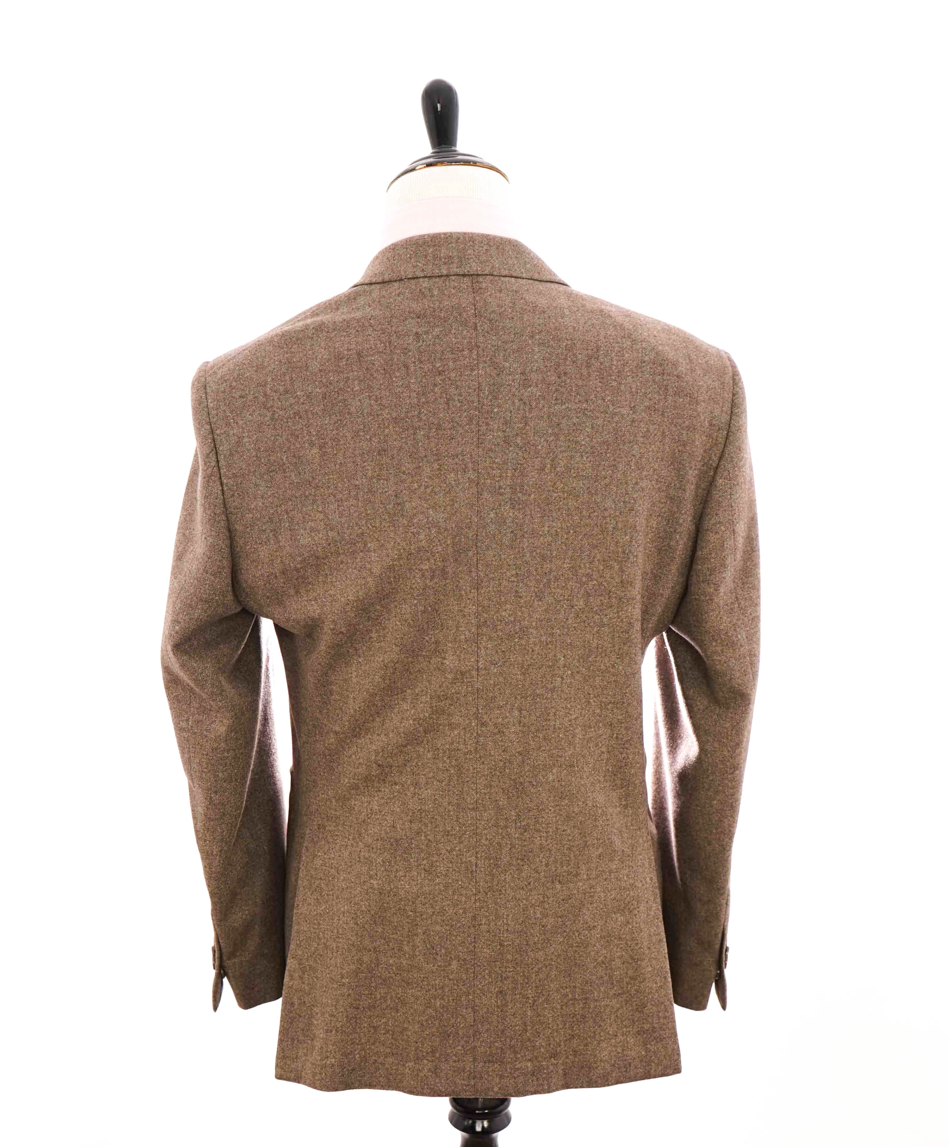 $3,290 ERMENEGILDO ZEGNA- “Su Misura” ALPACA/CASHMERE Peak Blazer- 46R