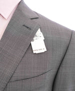 $3,290 ERMENEGILDO ZEGNA- “TORFEO 600” Gray Silk Blazer- 46L