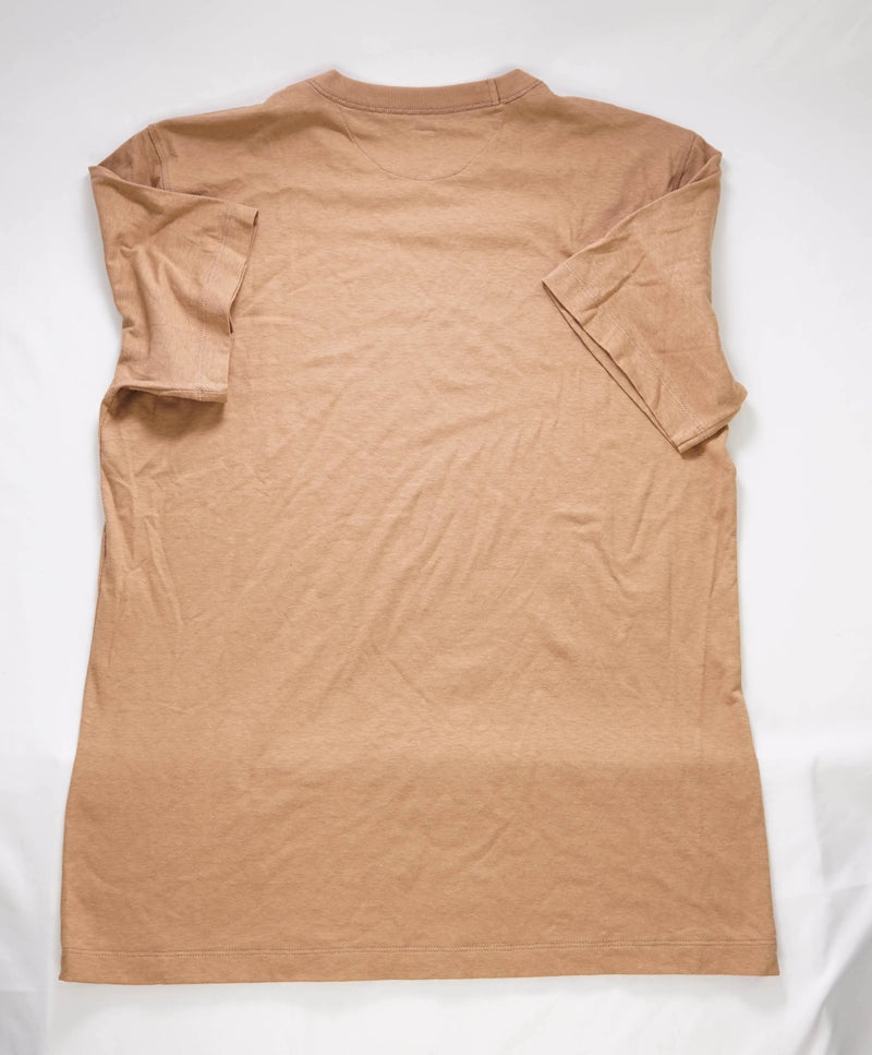 $225 ELEVENTY - Cotton Camel Short Sleeve Graphic T-Shirt - M