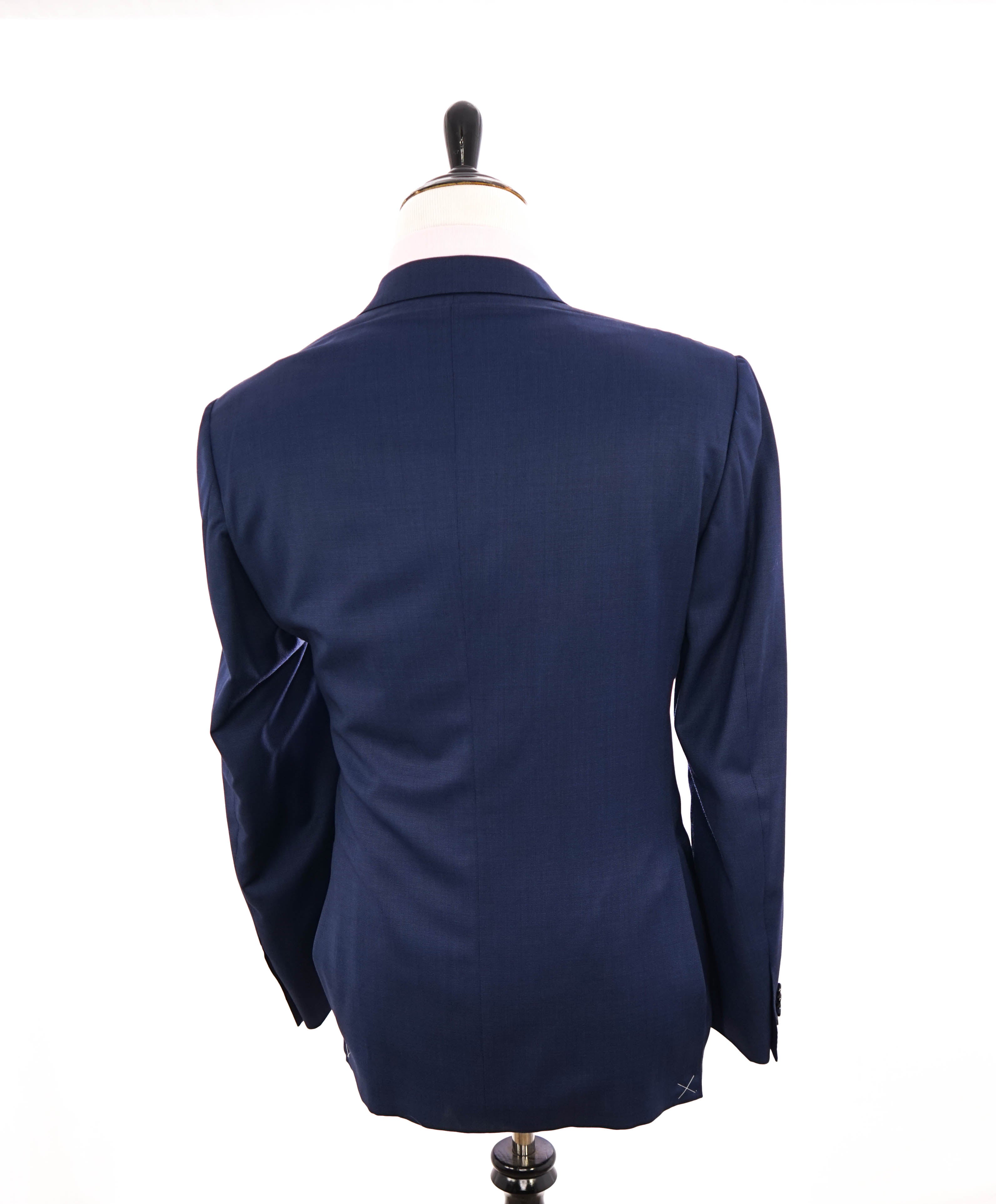 $1,595 CORNELIANI - *18,25 MICRONS* Blue Pindot Blazer - 44R