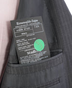 $3,295 ERMENEGILDO ZEGNA -“ACHILLFARM" SILK Gray Textured Blazer - 44R