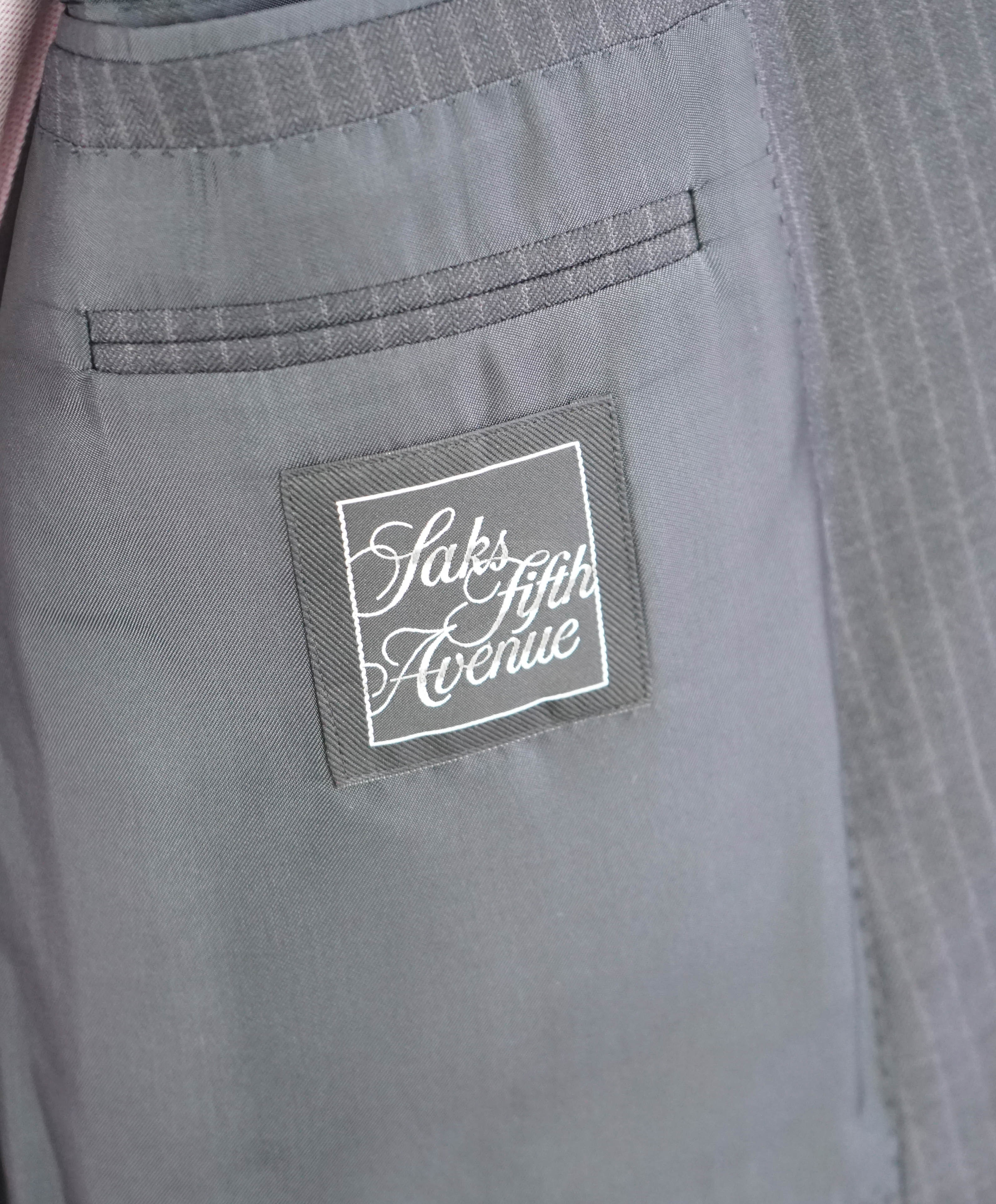 $3,295 ERMENEGILDO ZEGNA -“ACHILLFARM" SILK Gray Textured Blazer - 44R