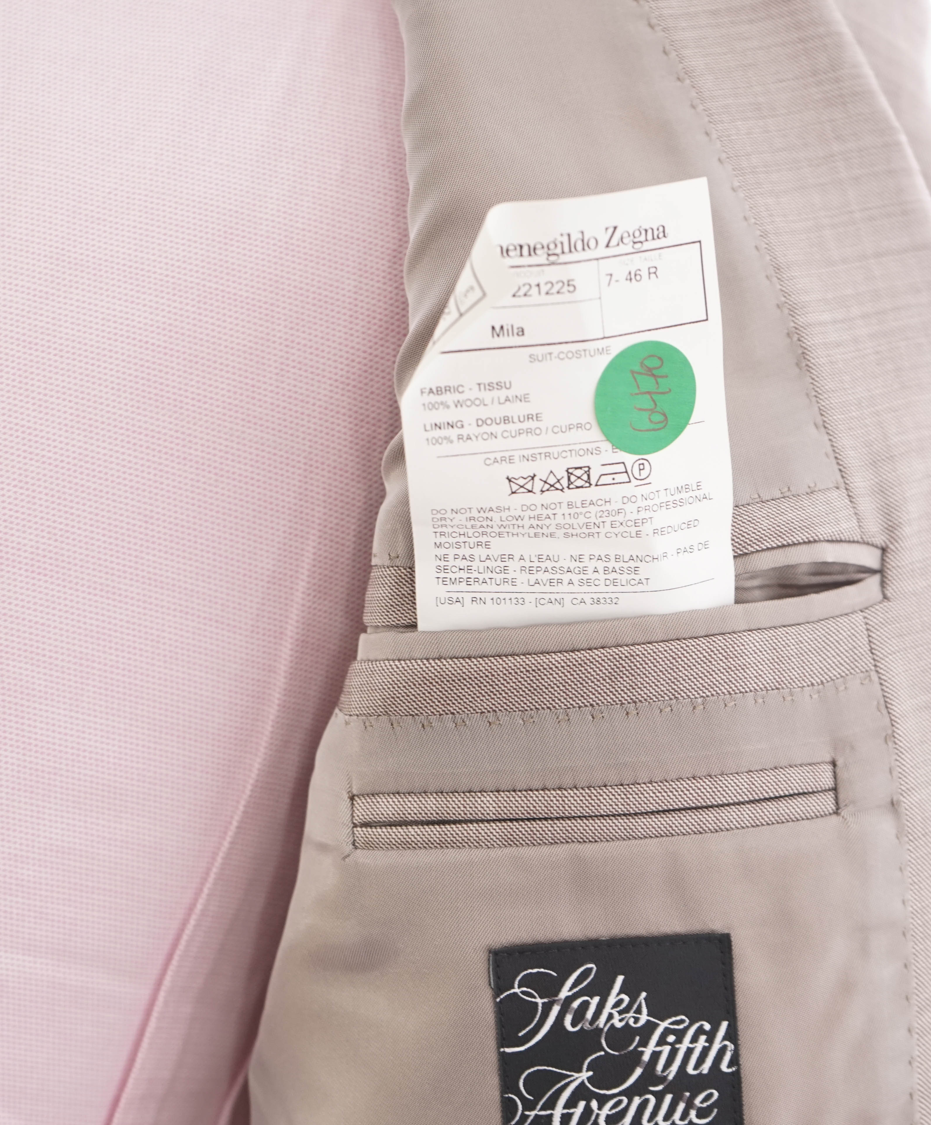 $3,290 ERMENEGILDO ZEGNA- “TORFEO” Camel Blazer- 36R