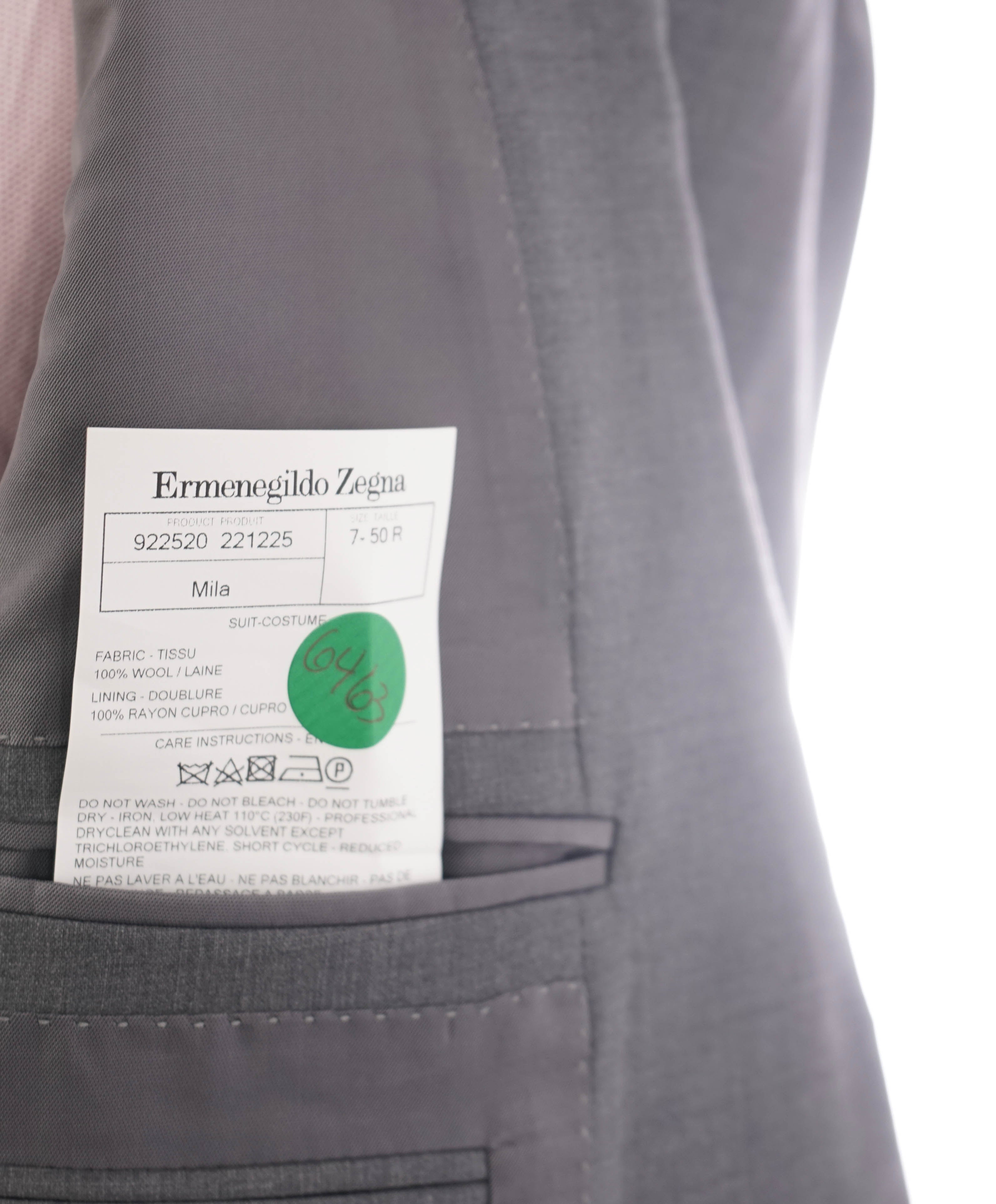 $3,290 ERMENEGILDO ZEGNA-“HIGH PERFORMANCE” Gray Blazer- 40R