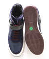 $1,100 SALVATORE FERRAGAMO - *SIDE GANCINI* Blue Hightop Sneaker - 1.5 US
