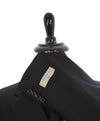 $1,795 CANALI -  Black Solid Notch Lapel 2-Btn Blazer - 38R US