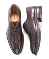 MAGNANNI - "FLEX" MADE IN SPAIN Brown Pebbled Leather Oxfords - 8M