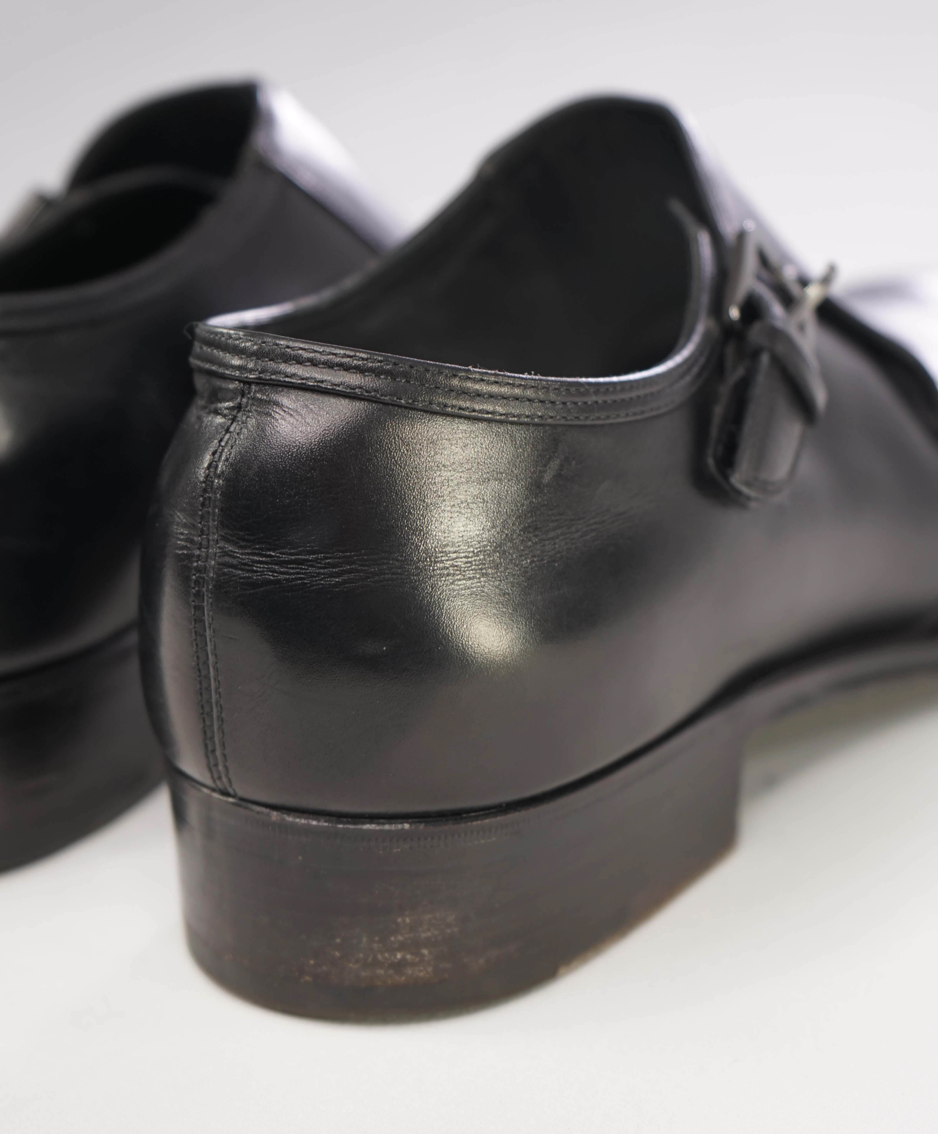 $1,595 SALVATORE FERRAGAMO - "TRAMEZZA" SPECIAL EDITION Single Monk - 11.5 D