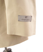 $1,895 CANALI - Light Summer Wool Beige Blazer - 38R
