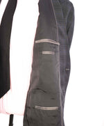 $2,295 GIORGIO ARMANI - “SOFT” Gray/Blue Check Plaid Blazer - 46L