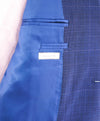 $1,895 CANALI - "IMPECCABILE" Blue Plaid Check Bold Blazer - 42R