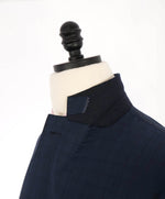 $3,690 ERMENEGILDO ZEGNA -"MULTISEASON" Mid Blue Check Suit - 46R