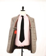$2,995 ISAIA - Pure Wool Prince of Wales Check *BASE E* Blazer - 40R